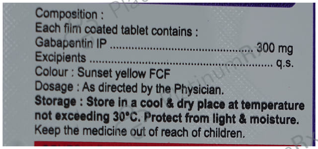 Gabaqube 300mg Tablet 10s