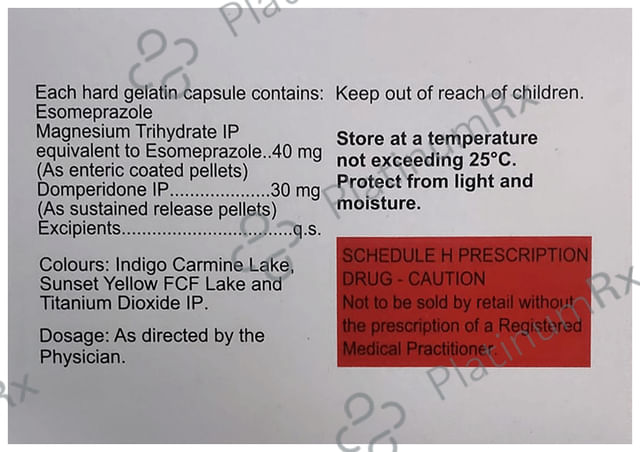 Yees D 30/40mg Capsule 15s