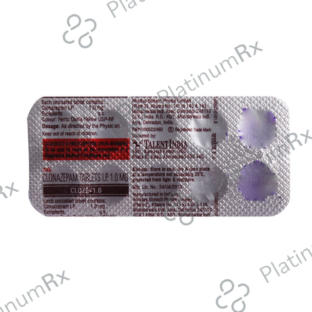 Cloze 1mg Tablet 10s