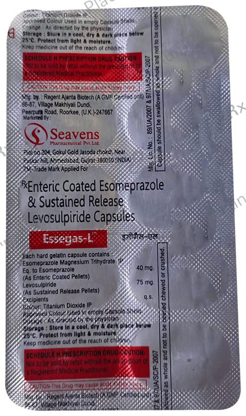 Essegas L 40/75mg Capsule SR 10s