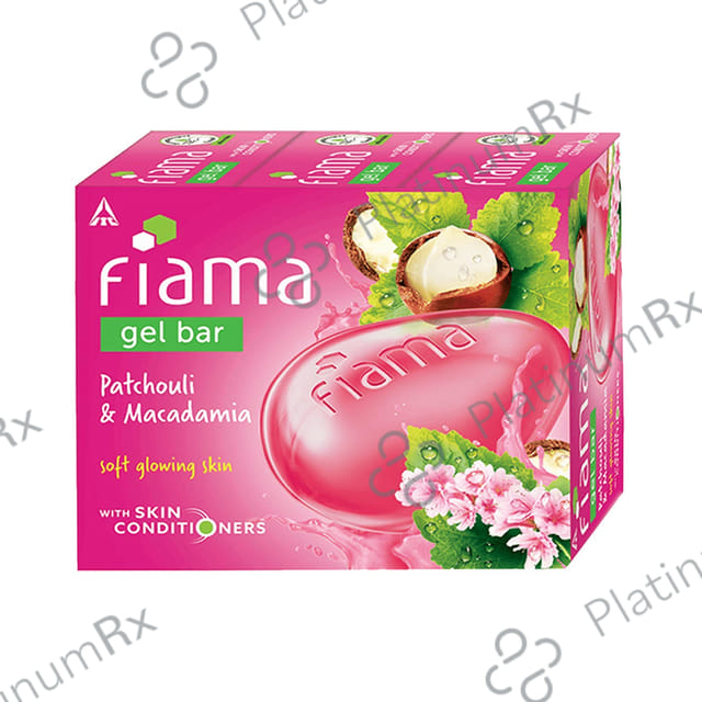 Fiama Gel Bar (125gm Each) Patchouli & Macadamia