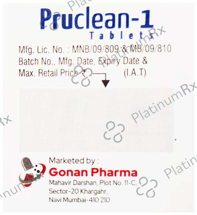 Pruclean 1mg Tablet 10s