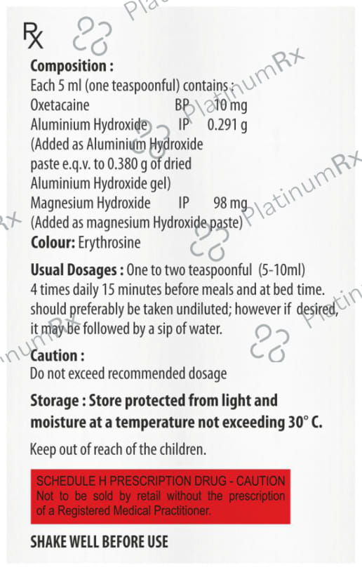 Oxysil Gel Orange Sugar Free 170ml