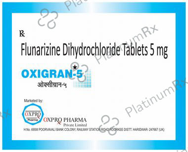 Oxigran 5mg Tablet 10s Oxpro Pharma Pvt. Ltd.