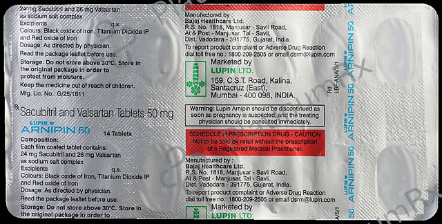 Arnipin 50mg Tablet 14s