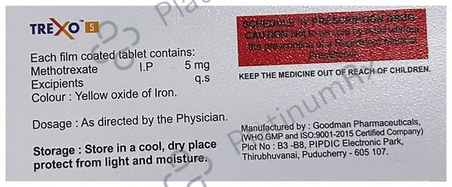 Trexo 5mg Tablet