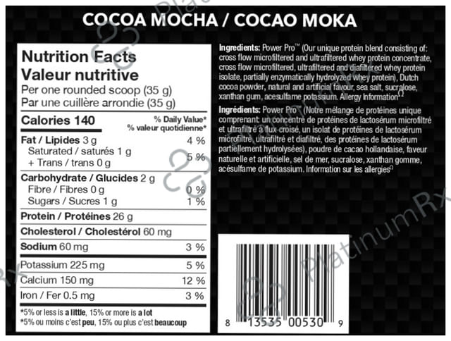 BioX Cocoa Mocha Power Whey Complex 4 kg