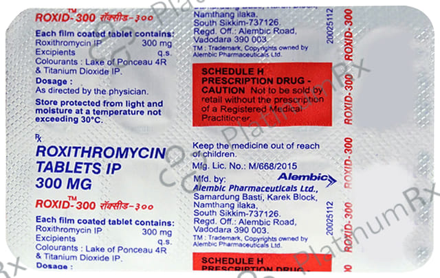 Roxid 300mg Tablet 10s