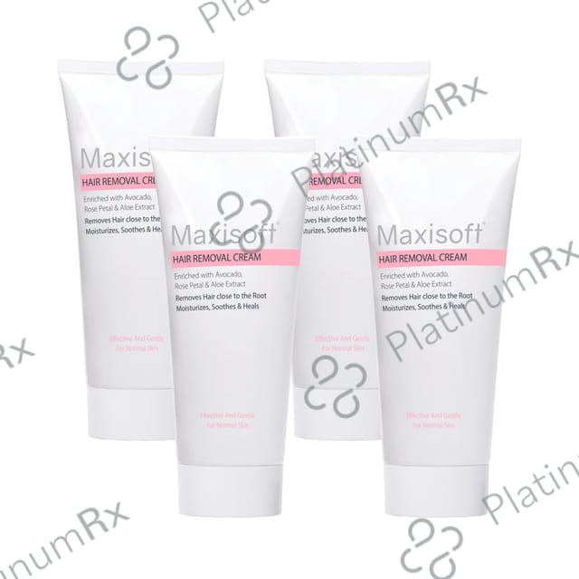 Maxisoft Hair Removal Cream (60gm Each) 4 Tubes