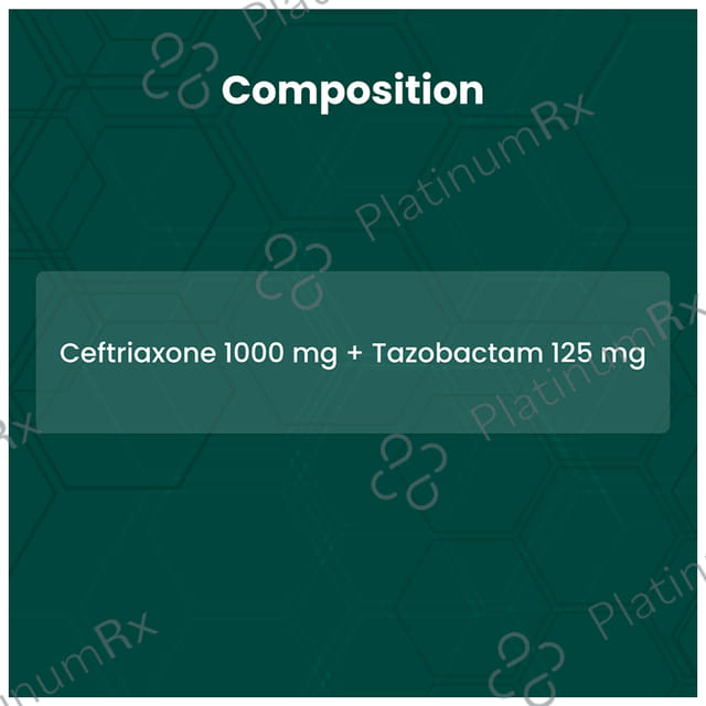 Ceftavit TZ 1.125gm Injection 1s