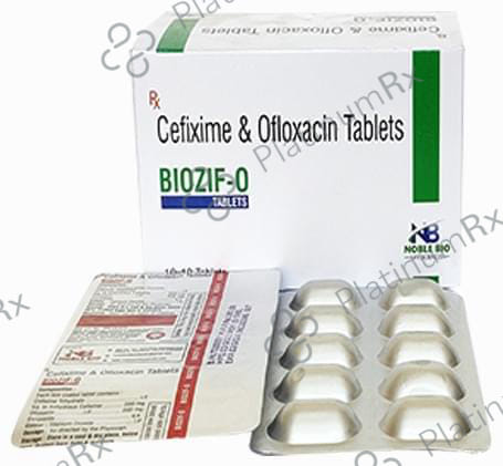 Biozif O 200/200mg Tablet 10s