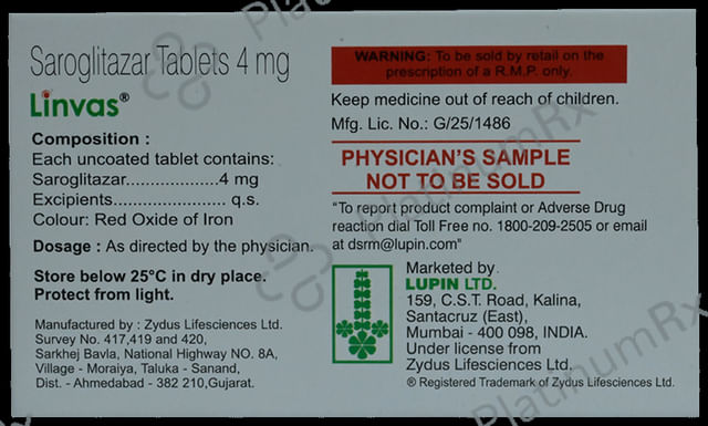 Linvas 4mg Tablet 10s