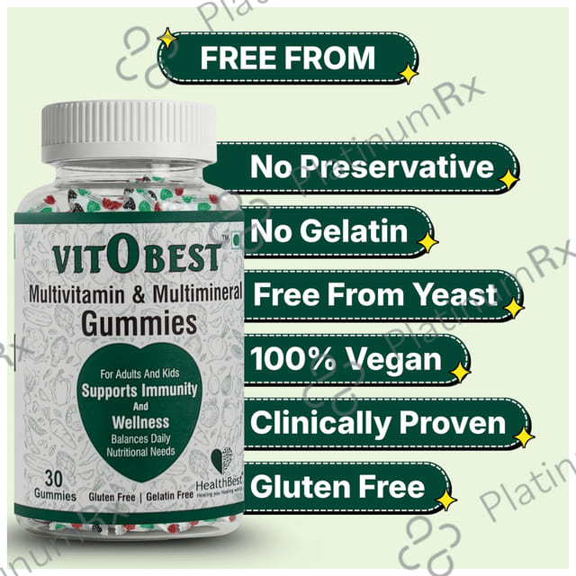 HealthBest VitObest Multivitamin & Multimineral Gummies