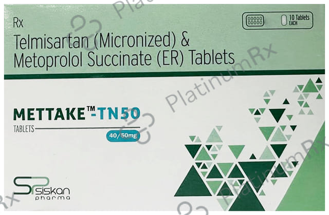 Mettake TN 50/40mg Tablet 10s