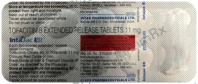 Intajac 11mg Tablet ER