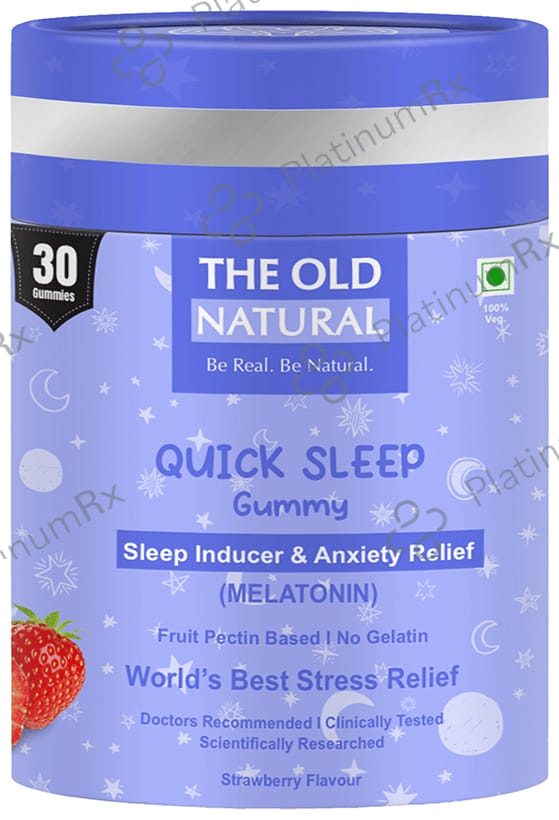 The Old Natural Quick Sleep Gummy Strawberry