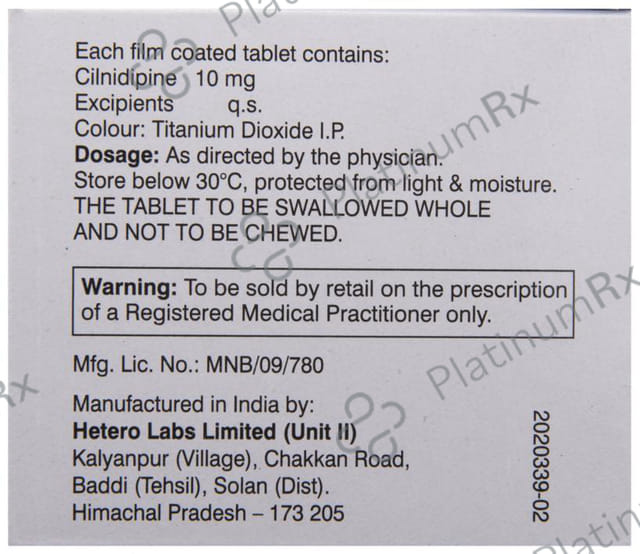 Rancil 10mg Tablet 10s