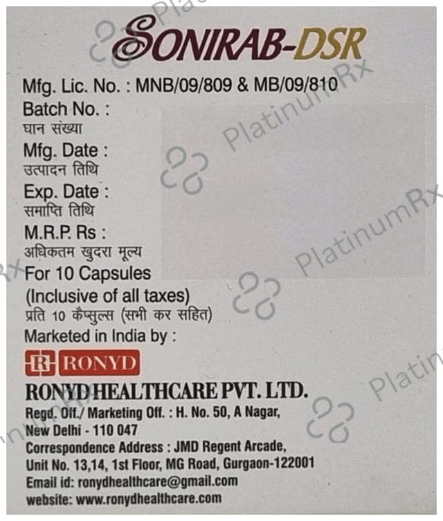 Sonirab DSR Capsule 10s
