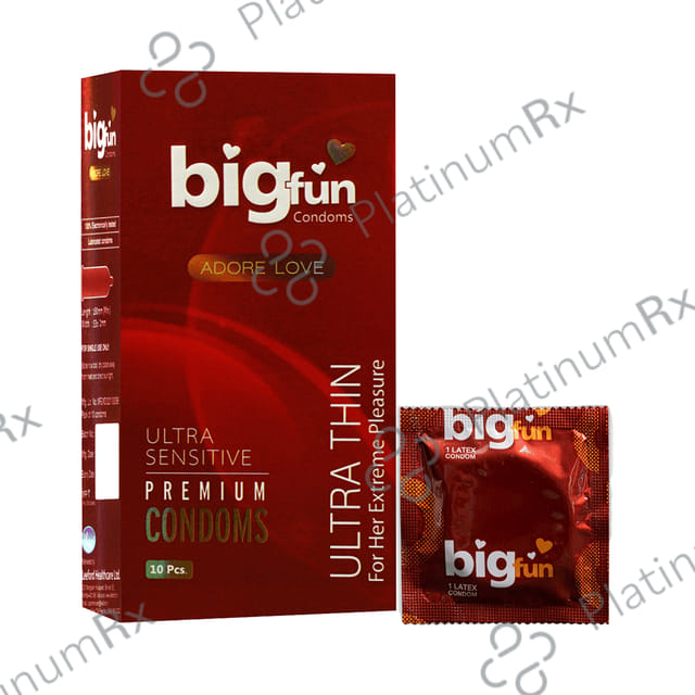 Bigfun Ultra Sensitive Premium Ultra Thin Condom 10s