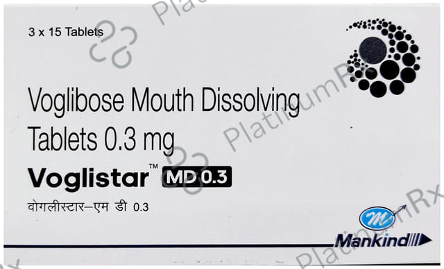 Voglistar MD 0.3mg Tablet 15s