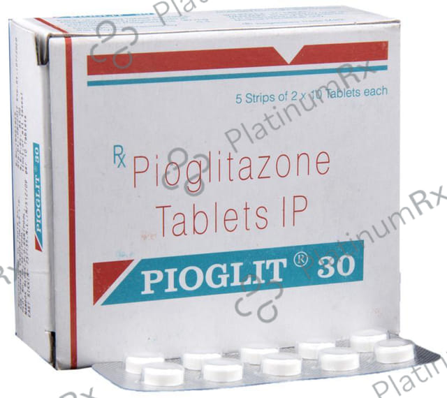 Pioglit 30mg Tablet 10s