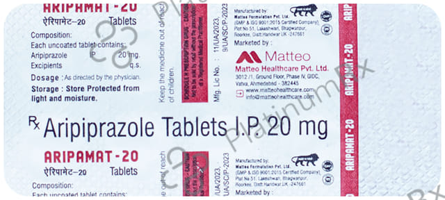 Aripamat 20mg Tablet 10s