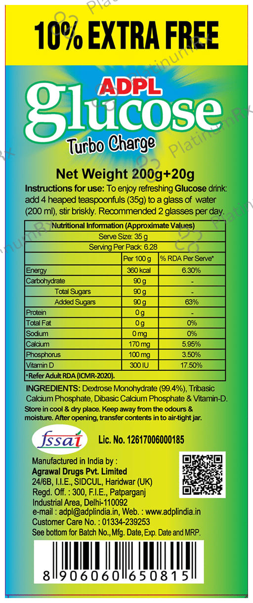 ADPL Glucose-D - Flavour Powder