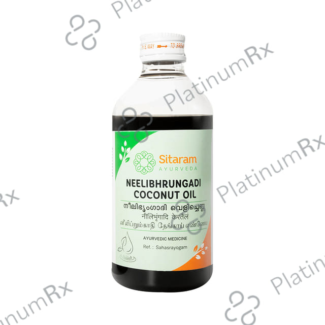 Sitaram Ayurveda Neelibhrungadi Coconut Oil