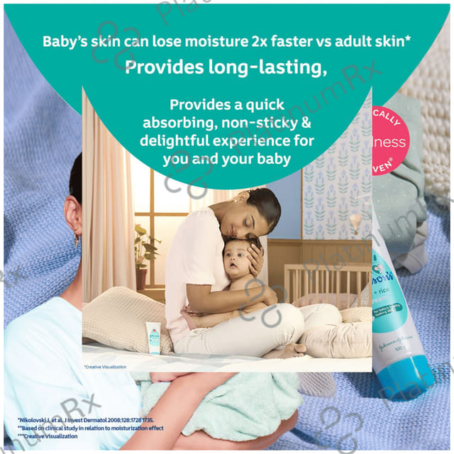 Johnson's Baby Milk + Rice For Baby's Healthy Skin Cream 50gm