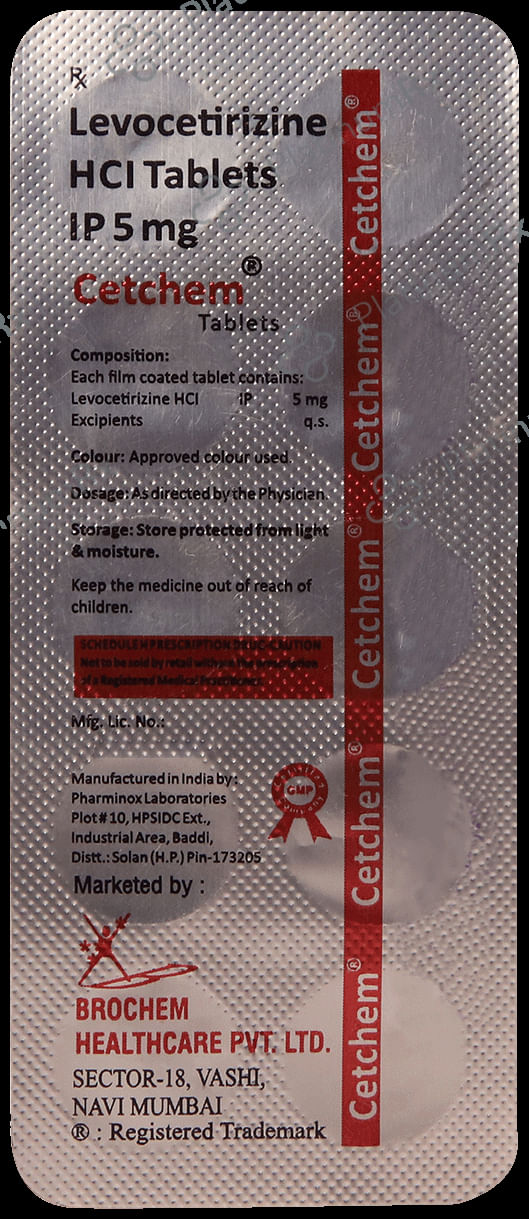 Cetchem 5mg Tablet