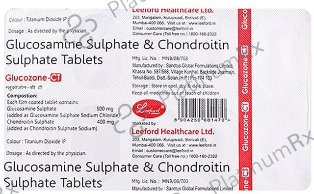 Glucozone CT 400/500mg Tablet 10s