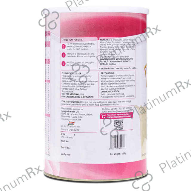 PentaSure Renal Creamy Vanilla Flavour Powder 400gm