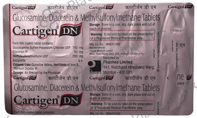 Cartigen DN 50/750/250mg Tablet 10s