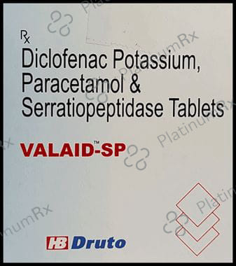 Valaid SP 50 mg/325 mg/15 mg Tablet