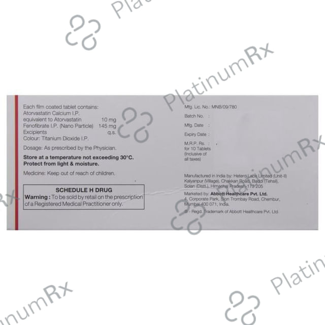 TG Goal 10/145mg Tablet 10s