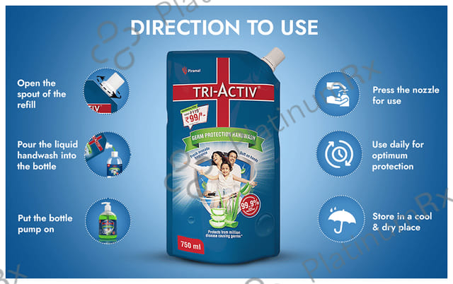 Tri Activ Germ Protection Handwash 750ml