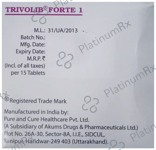 Trivolib Forte 1/500/0.3mg Tablet ER 15s
