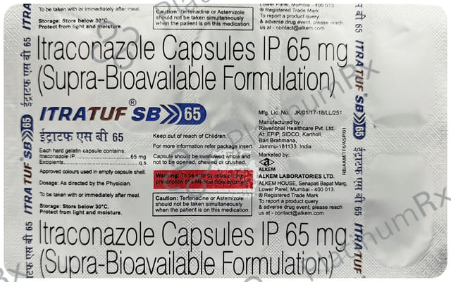 Itratuf SB 65mg Capsule 10s