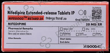Nifegood Retard 20 Tablet ER