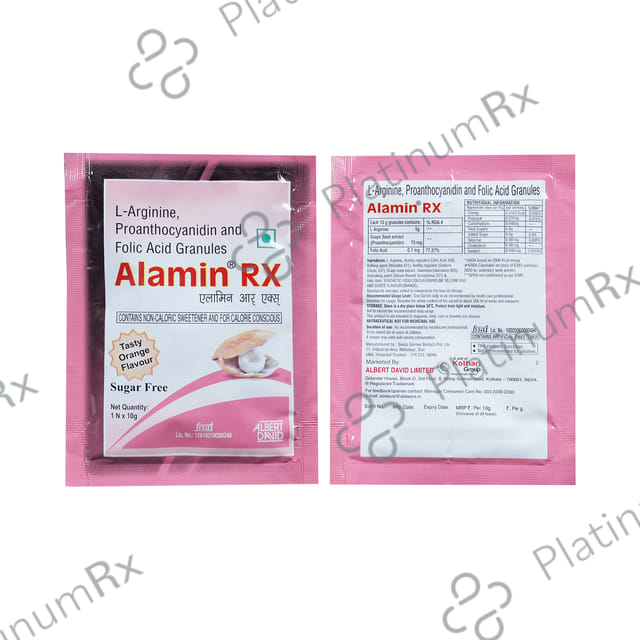 Alamin RX Orange Sugar Free Granules 10gm