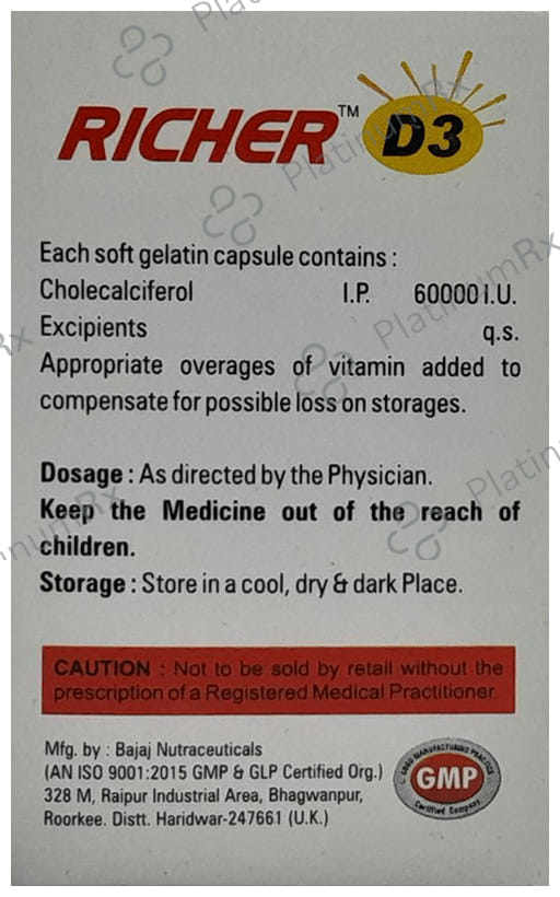 Richer-D3 Softgel Capsule