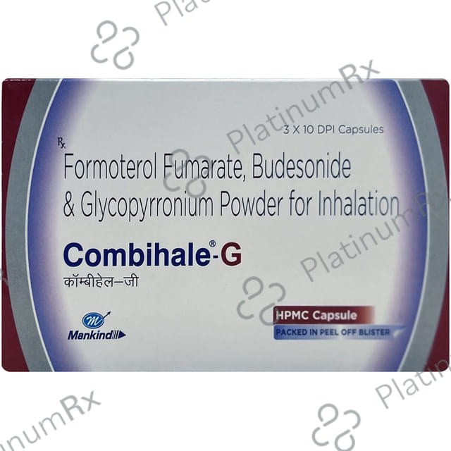 Combihale G 12/25/40mcg Capsule 30s