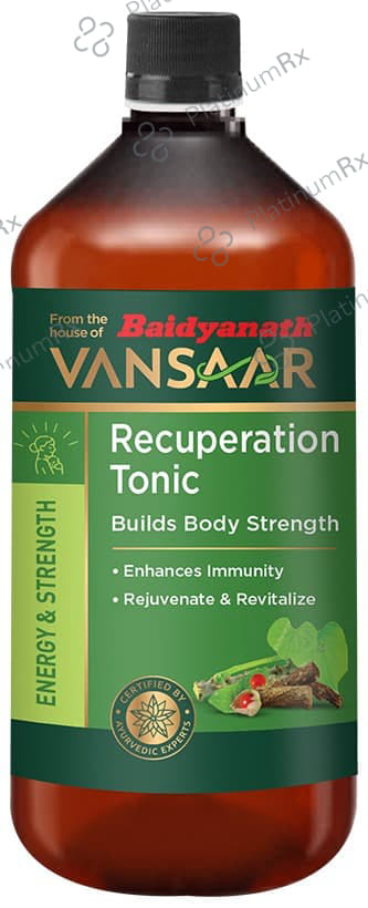 Vansaar Recuperation Tonic for Energy & Strength