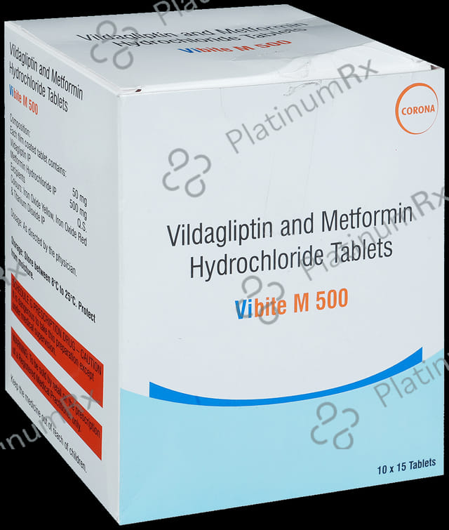 Vibite M 500/50mg Tablet 15s