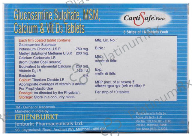 Cartisafe Forte Tablet 10s