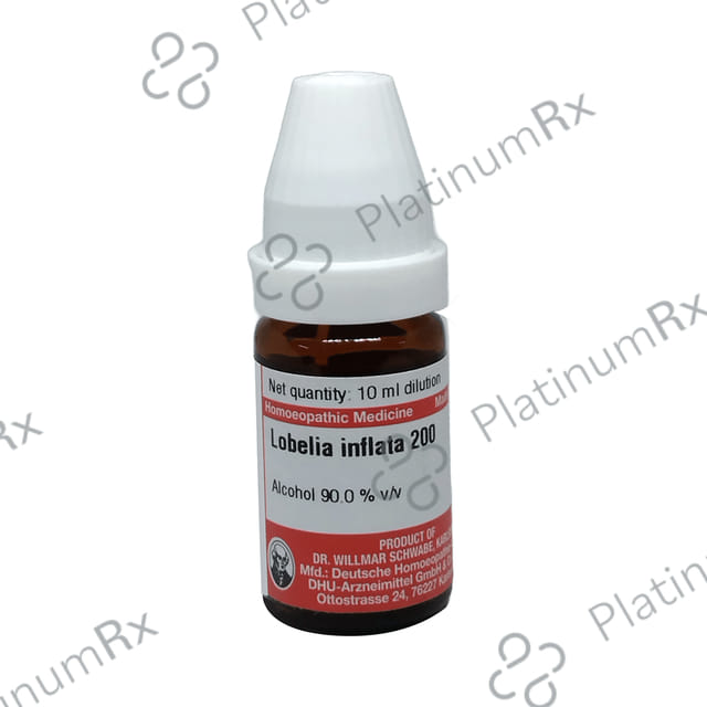 Dr Willmar Schwabe Germany Lobelia Inflata Dilution 200