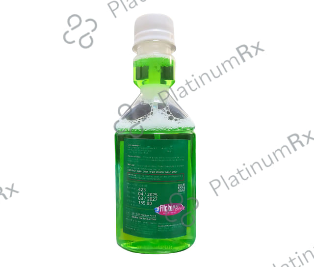 Flicker Benz 0.15% Mouth Wash 150ml