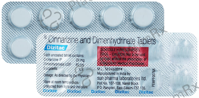 Dizitac 20/40mg Tablet 10s