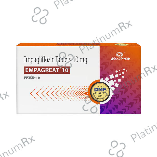 Empagreat 10mg Tablet 10s