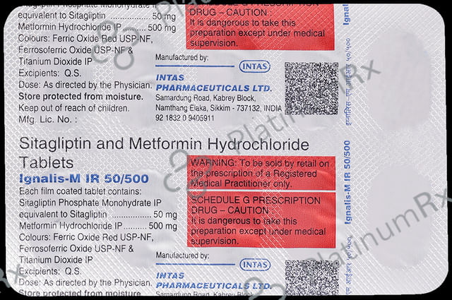 Ignalis-M IR 50/500 Tablet